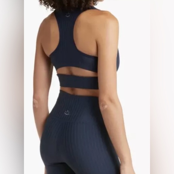 Beyond Yoga Other - Beyond Yoga Black Work It Over Long Line Bra Size M NWOT